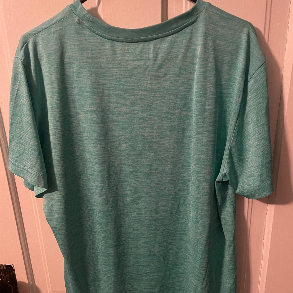 aqua polyester workout shirt